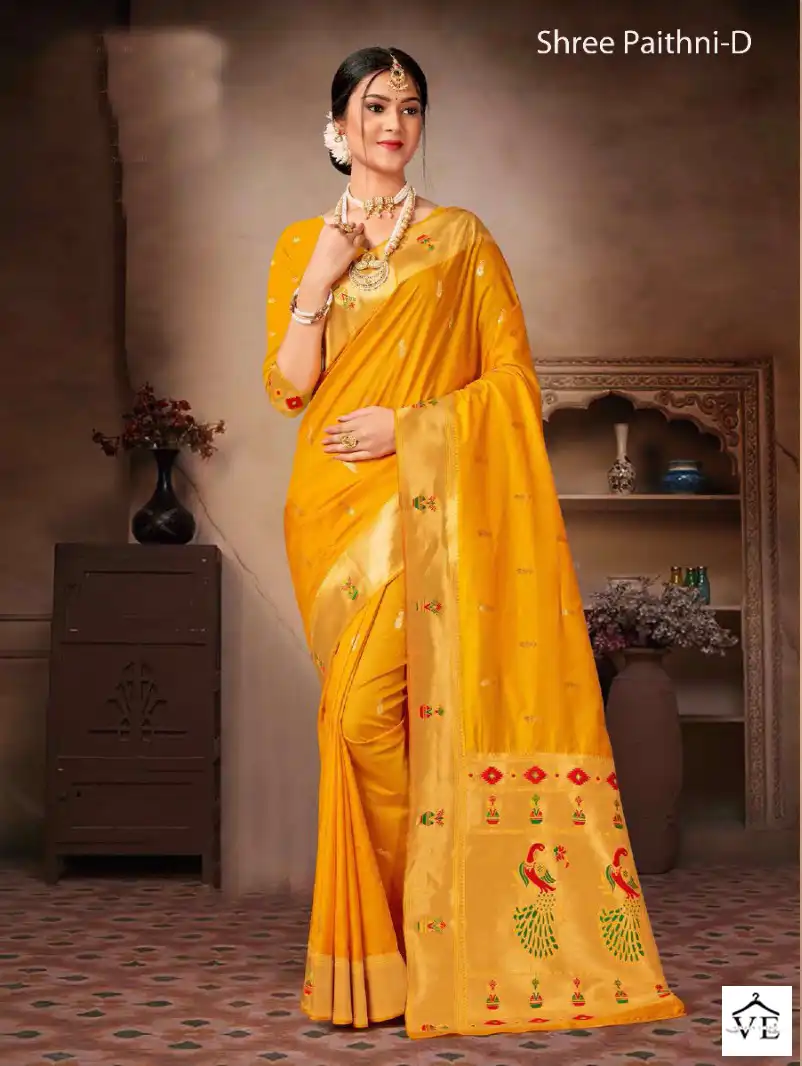 Arihant Paithani Silk Wholesale Sarees — Wholesale Sarees, MPA wholesale from Surat — view 4