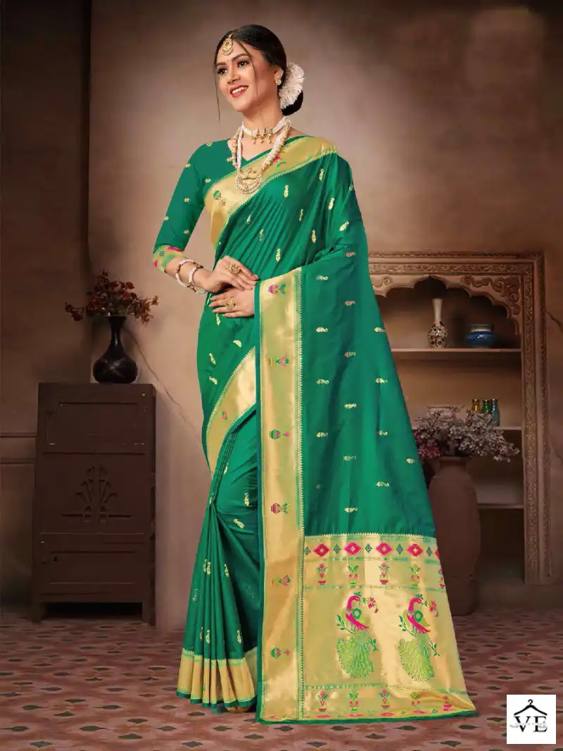 Arihant Paithani Silk Wholesale Sarees — Wholesale Sarees, MPA wholesale from Surat — view 5