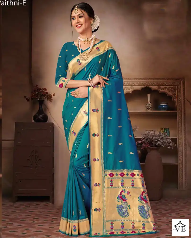 Arihant Paithani Silk Wholesale Sarees — Wholesale Sarees, MPA wholesale from Surat — view 7