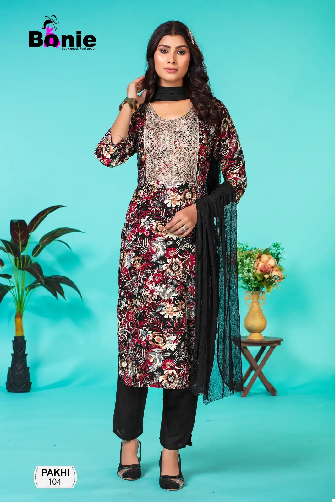 Bonie Pakhi Heavy Rayon Wholesale Readymade Suits Catalog — Wholesale Salwar Suits, bonie wholesale from Surat - Gallery Image 6