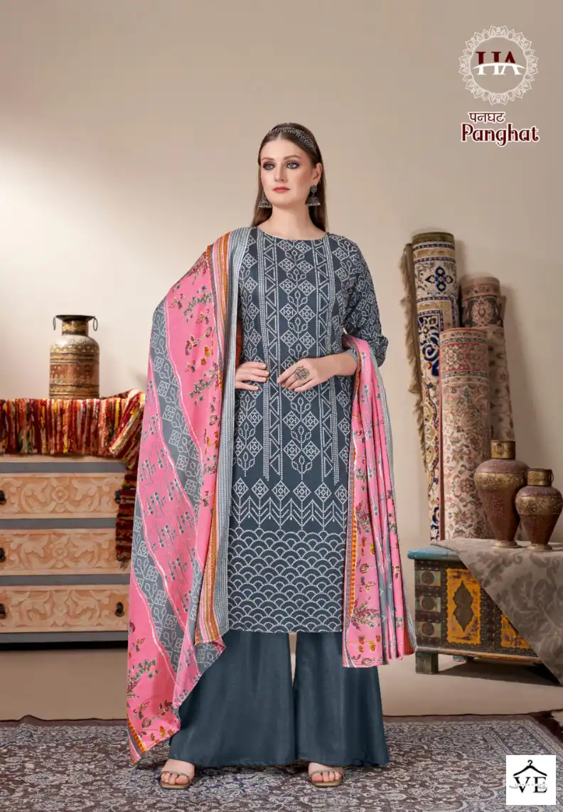 Harshit Fashion Panghat Pashmina Wholesale Winter Wear Salwar Suit Catalog — Wholesale Salwar Suits, MPA wholesale from Surat - Gallery Image 2