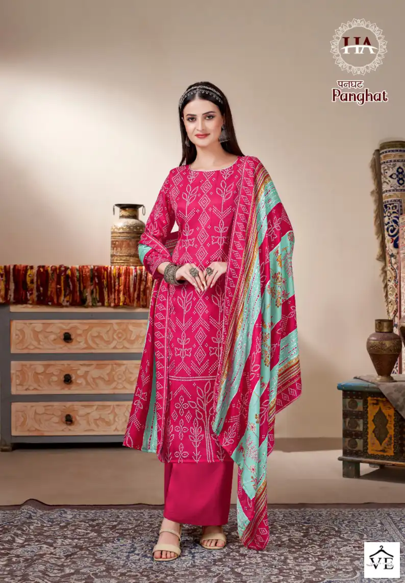 Harshit Fashion Panghat Pashmina Wholesale Winter Wear Salwar Suit Catalog — Wholesale Salwar Suits, MPA wholesale from Surat - Gallery Image 3