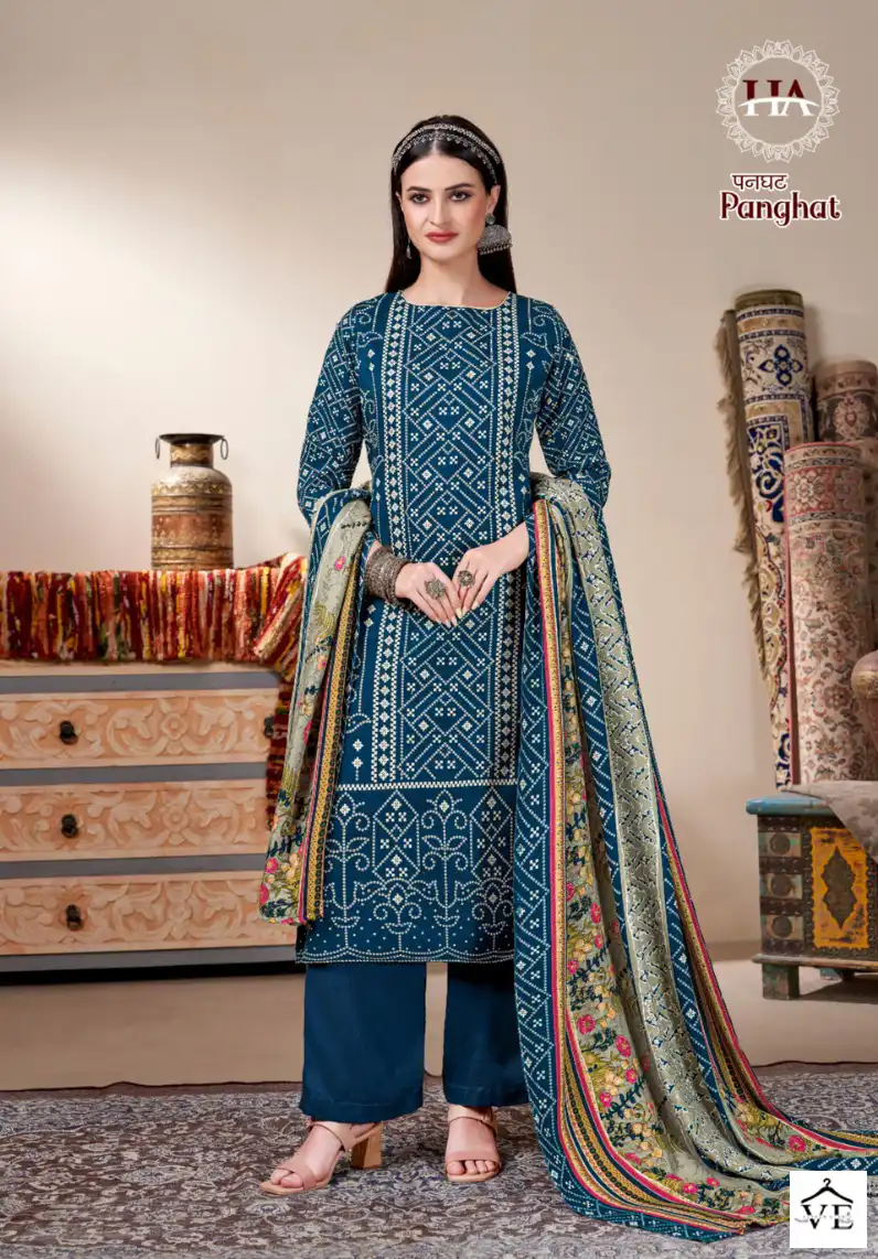 Harshit Fashion Panghat Pashmina Wholesale Winter Wear Salwar Suit Catalog — Wholesale Salwar Suits, MPA wholesale from Surat - Gallery Image 5