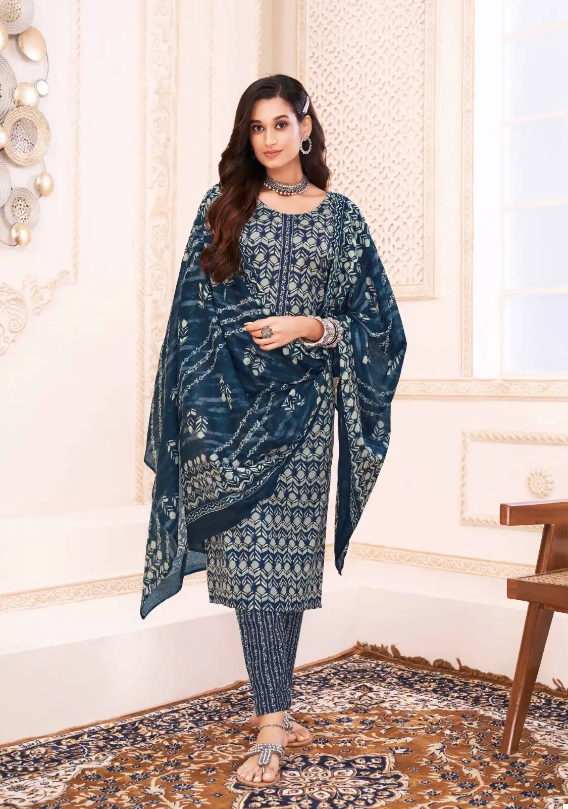 Suryajyoti Poshak Vol 2 Cotton Wholesale Readymade Salwar Suit Catalog — Wholesale Salwar Suits, MPA wholesale from Surat - Gallery Image 3