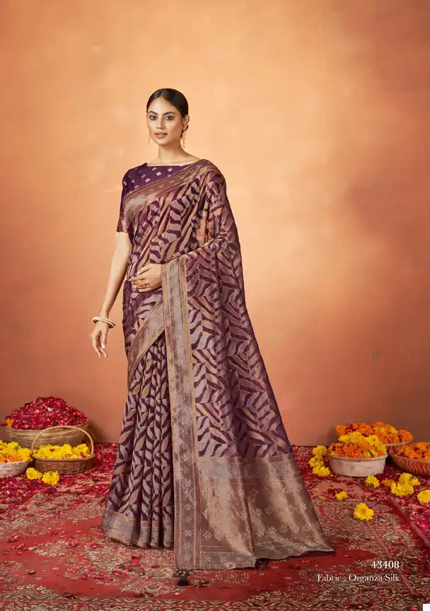 Mahotsav Pradha Silk Wholesale Designer Saree Catalog — Wholesale Sarees, MPA wholesale from Surat - Gallery Image 10