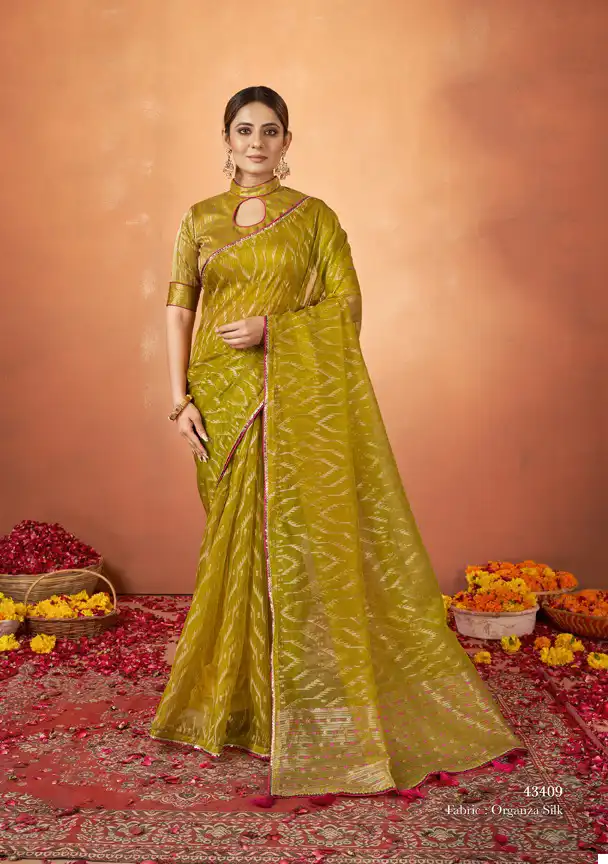 Mahotsav Pradha Silk Wholesale Designer Saree Catalog — Wholesale Sarees, MPA wholesale from Surat - Gallery Image 2