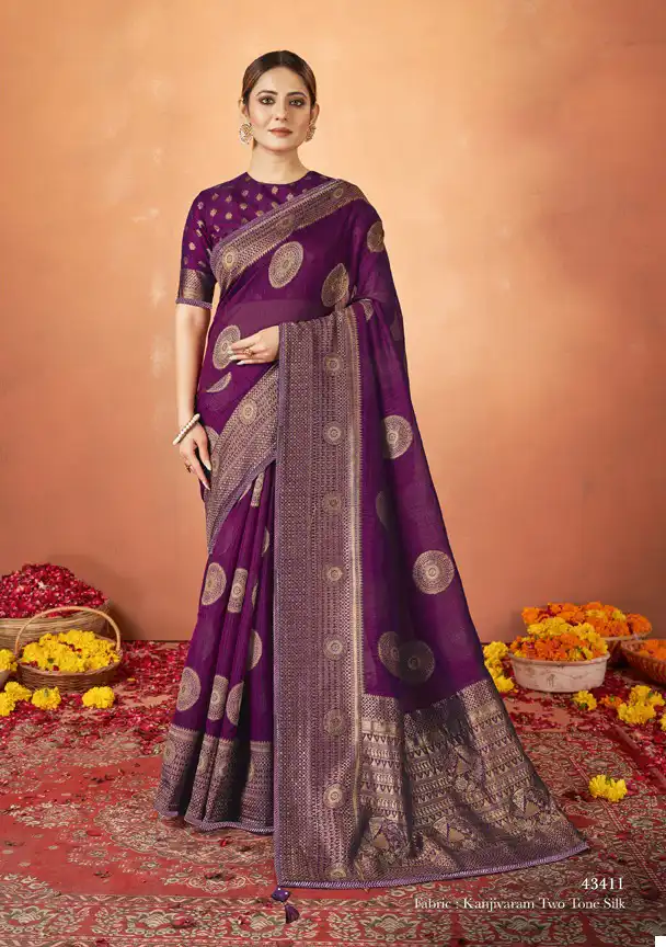 Mahotsav Pradha Silk Wholesale Designer Saree Catalog — Wholesale Sarees, MPA wholesale from Surat - Gallery Image 3