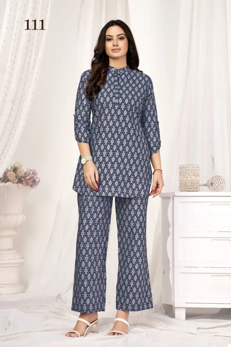 Pranjul Preesha Vol 1 Cotton Wholesale Kurti With Pant Cord Sets Catalog — Wholesale Kurtis, MPA wholesale from Surat - Gallery Image 12