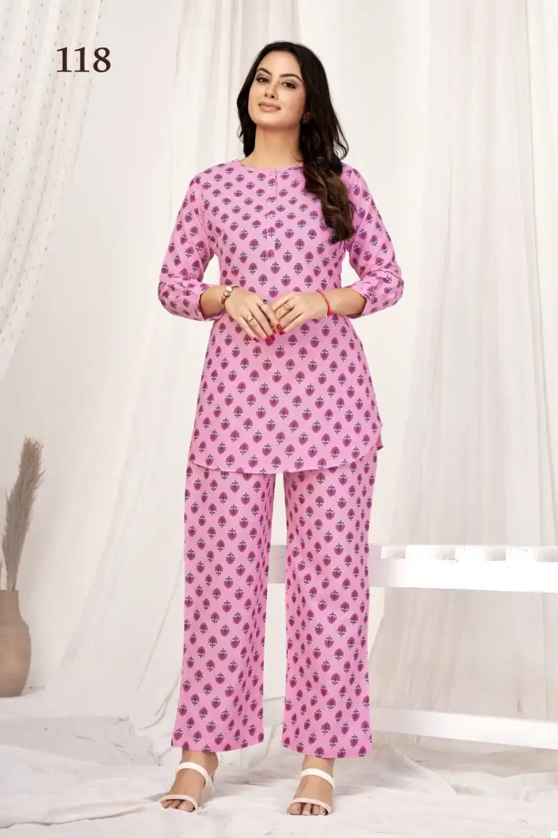 Pranjul Preesha Vol 1 Cotton Wholesale Kurti With Pant Cord Sets Catalog — Wholesale Kurtis, MPA wholesale from Surat - Gallery Image 19