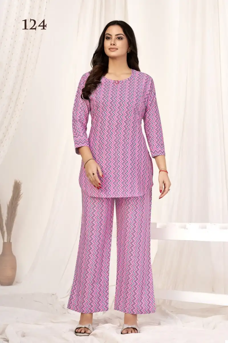 Pranjul Preesha Vol 1 Cotton Wholesale Kurti With Pant Cord Sets Catalog — Wholesale Kurtis, MPA wholesale from Surat - Gallery Image 25