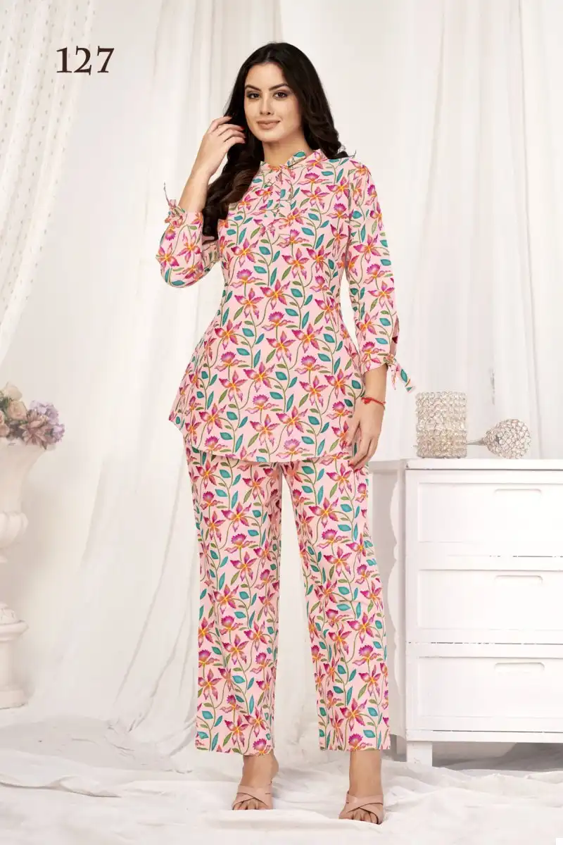 Pranjul Preesha Vol 1 Cotton Wholesale Kurti With Pant Cord Sets Catalog — Wholesale Kurtis, MPA wholesale from Surat - Gallery Image 28