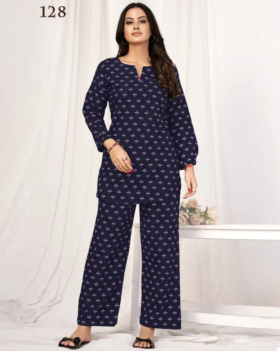 Pranjul Preesha Vol 1 Cotton Wholesale Kurti With Pant Cord Sets Catalog — Wholesale Kurtis, MPA wholesale from Surat — view 1