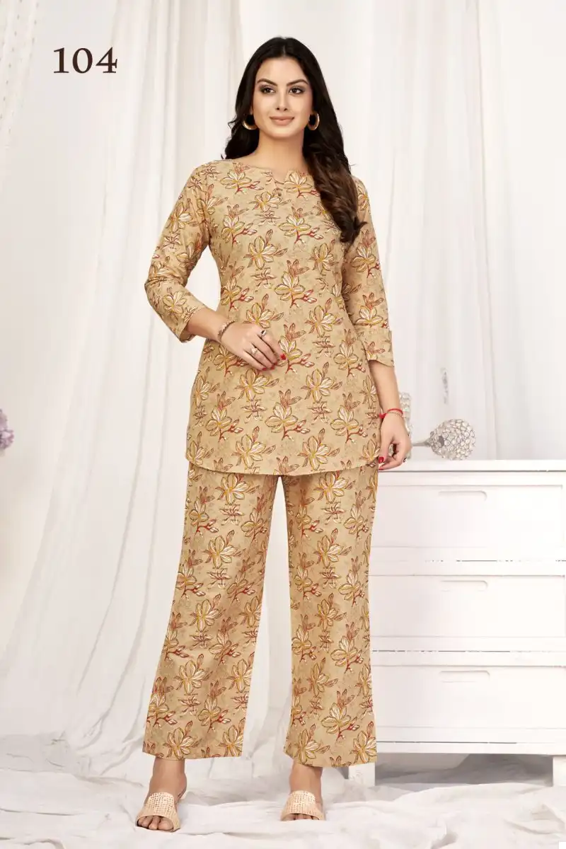 Pranjul Preesha Vol 1 Cotton Wholesale Kurti With Pant Cord Sets Catalog — Wholesale Kurtis, MPA wholesale from Surat - Gallery Image 5