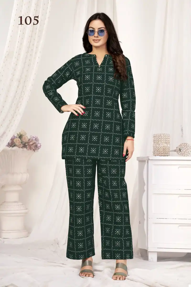 Pranjul Preesha Vol 1 Cotton Wholesale Kurti With Pant Cord Sets Catalog — Wholesale Kurtis, MPA wholesale from Surat - Gallery Image 6
