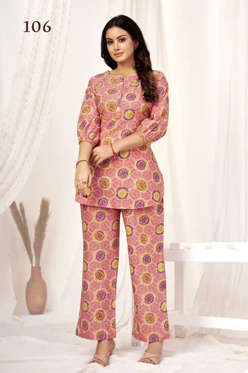 Pranjul Preesha Vol 1 Cotton Wholesale Kurti With Pant Cord Sets Catalog — Wholesale Kurtis, MPA wholesale from Surat - Gallery Image 7
