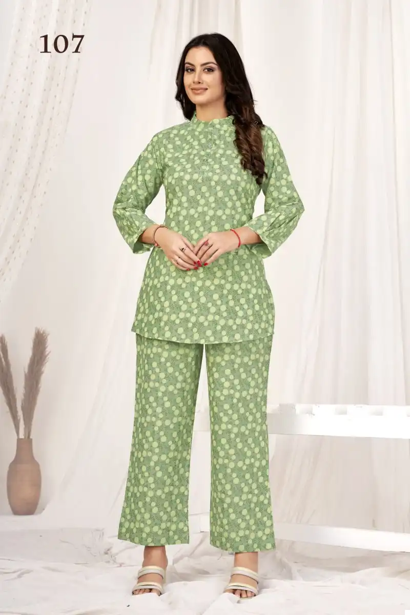 Pranjul Preesha Vol 1 Cotton Wholesale Kurti With Pant Cord Sets Catalog — Wholesale Kurtis, MPA wholesale from Surat - Gallery Image 8