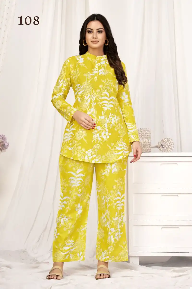 Pranjul Preesha Vol 1 Cotton Wholesale Kurti With Pant Cord Sets Catalog — Wholesale Kurtis, MPA wholesale from Surat - Gallery Image 9