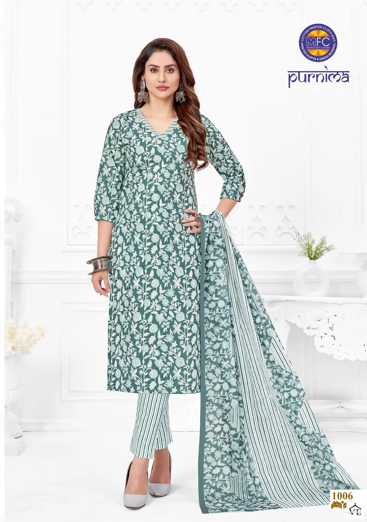 Mfc Purnima Vol 1 Cotton Wholesale Salwar Suit Catalog — Wholesale Salwar Suits, MPA wholesale from Surat - Gallery Image 6