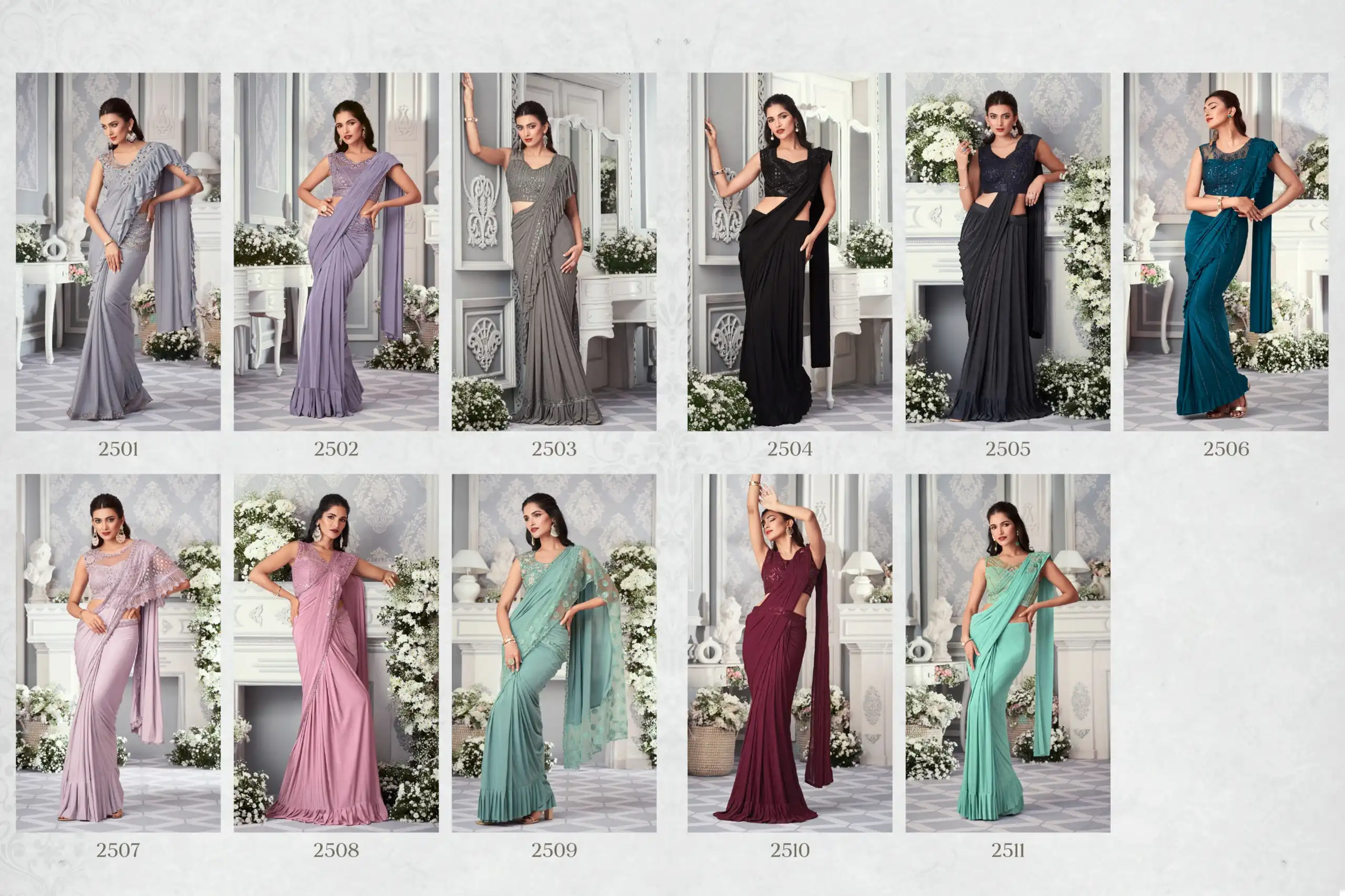 VE Kavya Lycra Wholesale Designer Saree Catalog — Wholesale Sarees, MPA wholesale from Surat — view 12