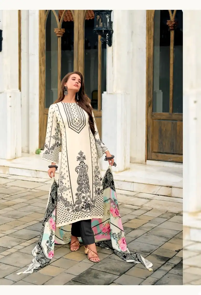 Rang Azure Pure Wool Wholesale Winter Wear Suits Catalog — Wholesale Salwar Suits, MPA wholesale from Surat - Gallery Image 2