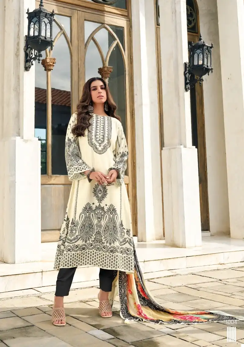Rang Azure Pure Wool Wholesale Winter Wear Suits Catalog — Wholesale Salwar Suits, MPA wholesale from Surat - Gallery Image 4
