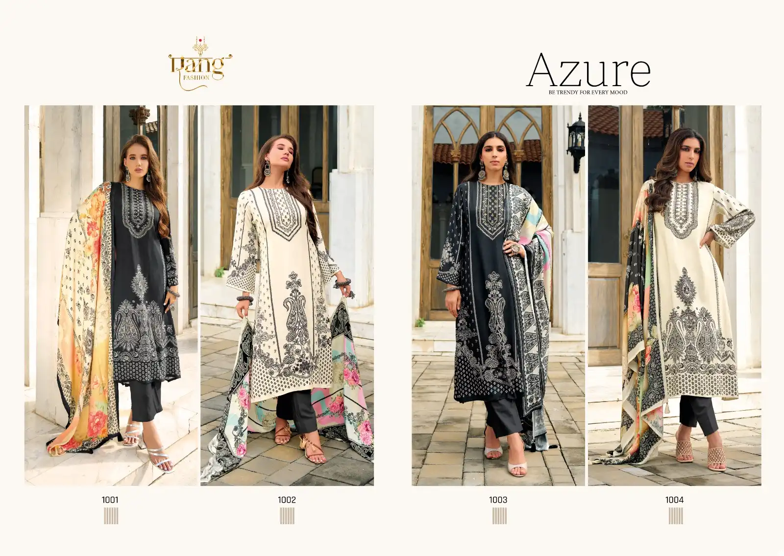 Rang Azure Pure Wool Wholesale Winter Wear Suits Catalog — Wholesale Salwar Suits, MPA wholesale from Surat — view 5