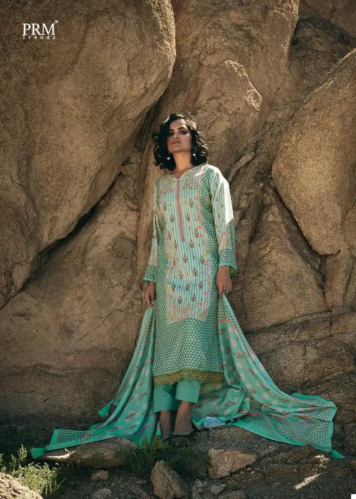 Prm Trendz Pindaar Viscose Pashmina Wholesale Designer Winter Wear Salwar Suit Catalog — Wholesale Salwar Suits, MPA wholesale from Surat - Gallery Image 2