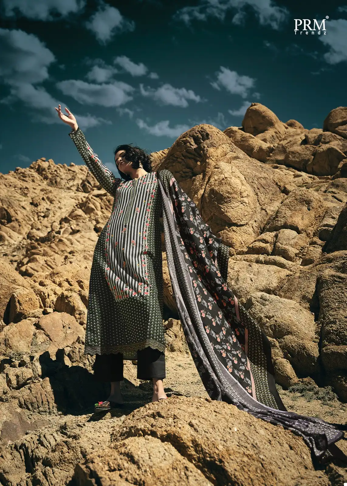 Prm Trendz Pindaar Viscose Pashmina Wholesale Designer Winter Wear Salwar Suit Catalog — Wholesale Salwar Suits, MPA wholesale from Surat - Gallery Image 4