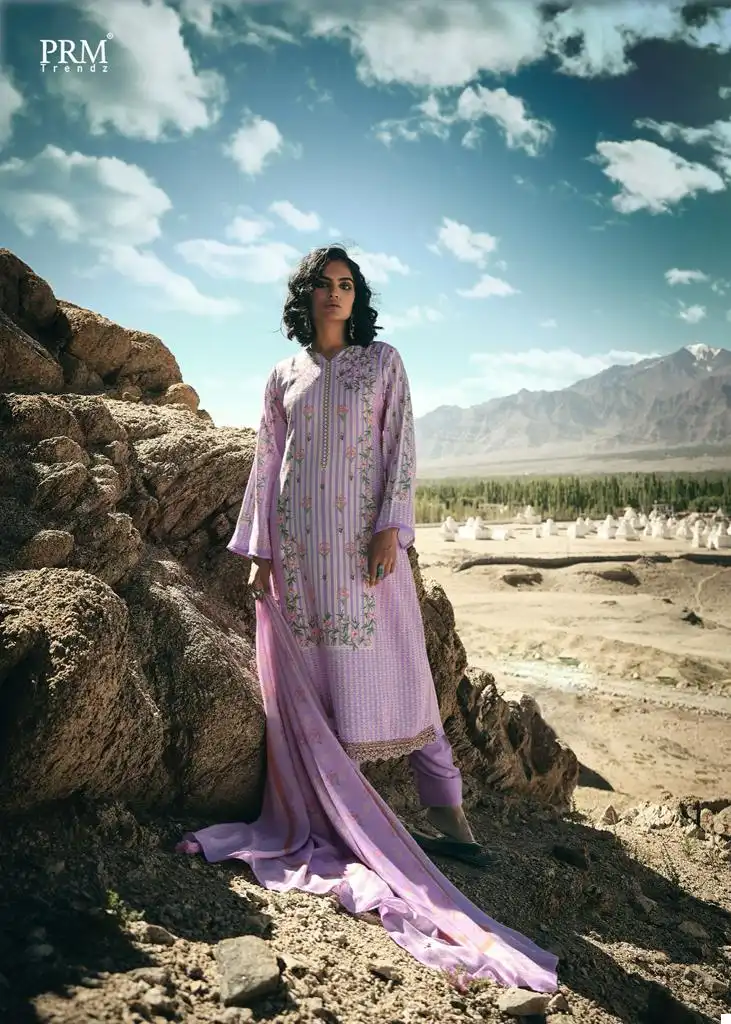 Prm Trendz Pindaar Viscose Pashmina Wholesale Designer Winter Wear Salwar Suit Catalog — Wholesale Salwar Suits, MPA wholesale from Surat - Gallery Image 8