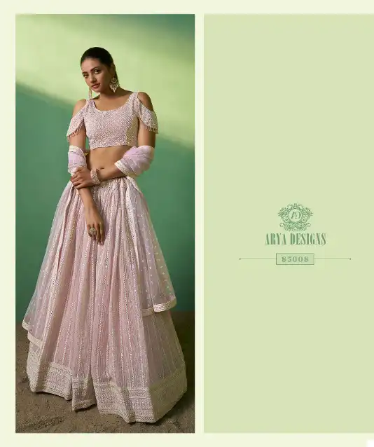 Arya Poshak Vol 7 Georgette Wholesale Bridal Lehenga Catalog — Wholesale Lehenga, MPA wholesale from Surat - Gallery Image 7