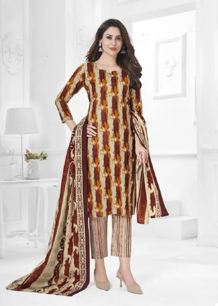 VE Pransee Vol-1 Pure Lawn Cotton Wholesale Readymade Suits Catalog - 10 Pcs Set — Wholesale Salwar Suits, MPA wholesale from Surat - Gallery Image 4