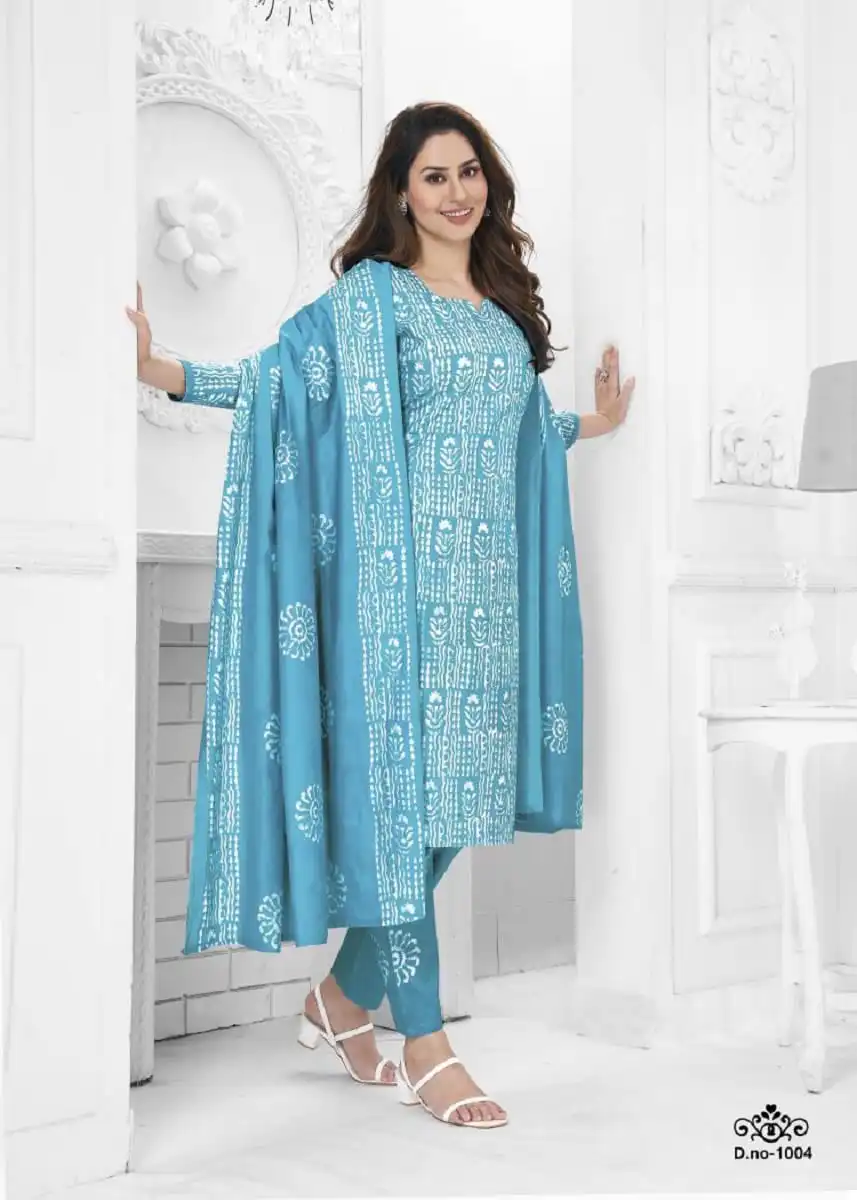 VE Pransee Vol-1 Pure Lawn Cotton Wholesale Readymade Suits Catalog - 10 Pcs Set — Wholesale Salwar Suits, MPA wholesale from Surat - Gallery Image 10