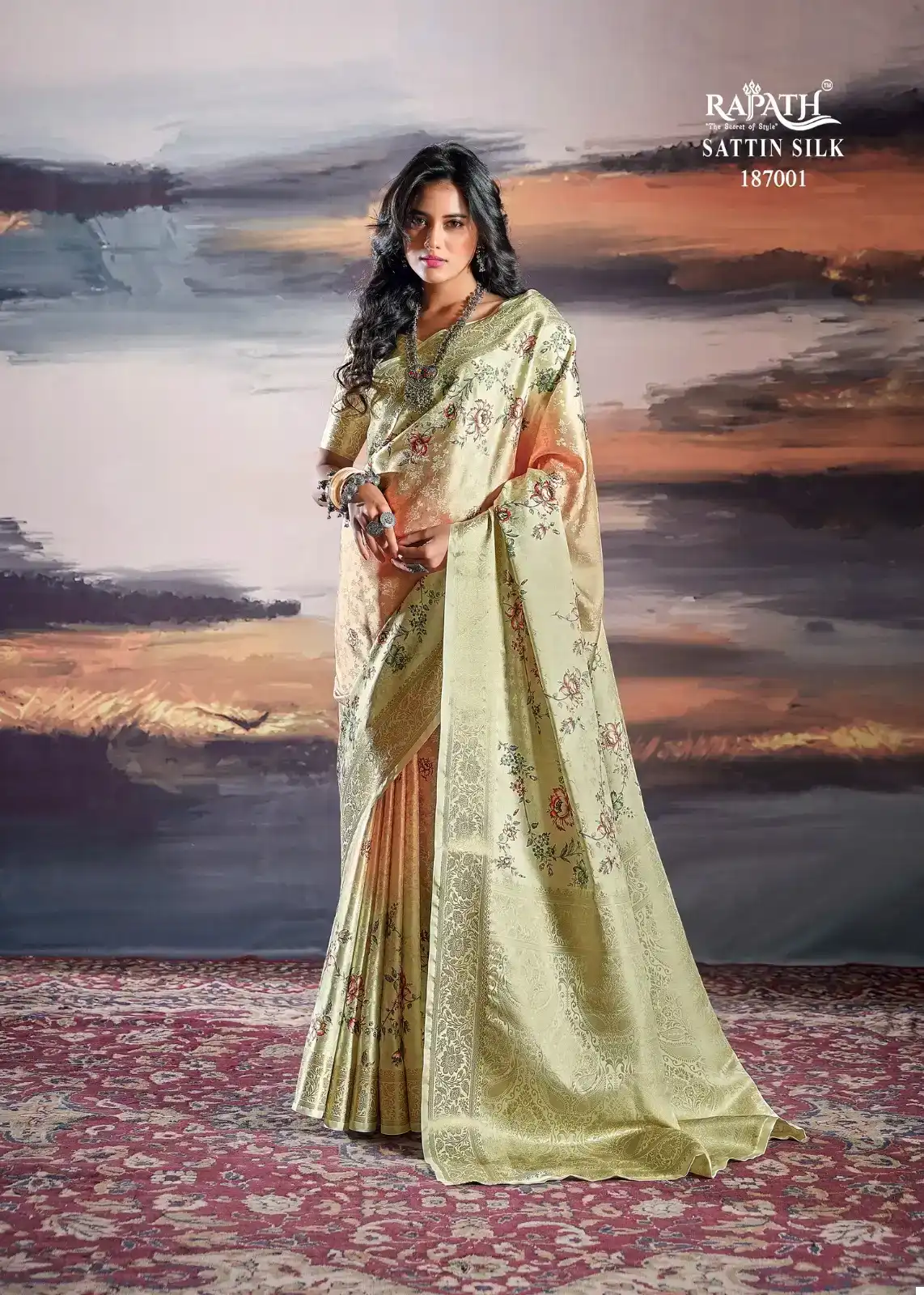 Rajpath Pratishtha Pure Sattin Wholesale Saree Catalog - Image 2