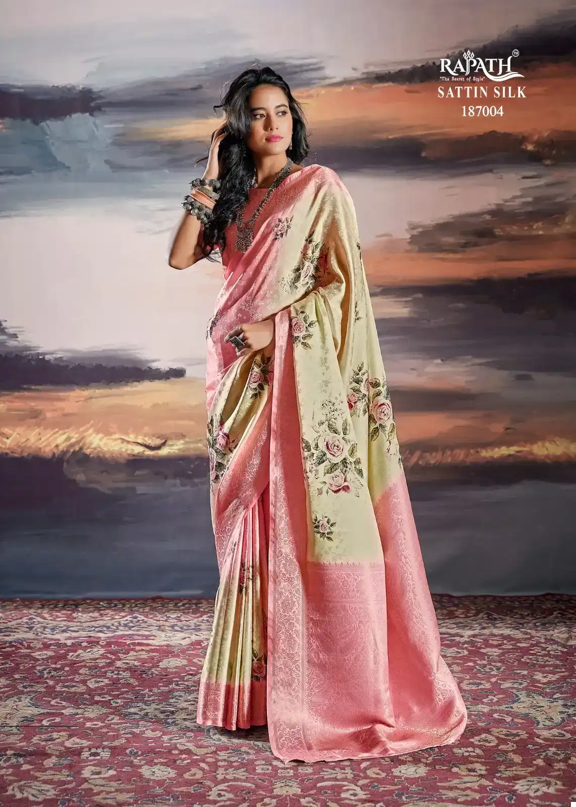 Rajpath Pratishtha Pure Sattin Wholesale Saree Catalog - Image 4