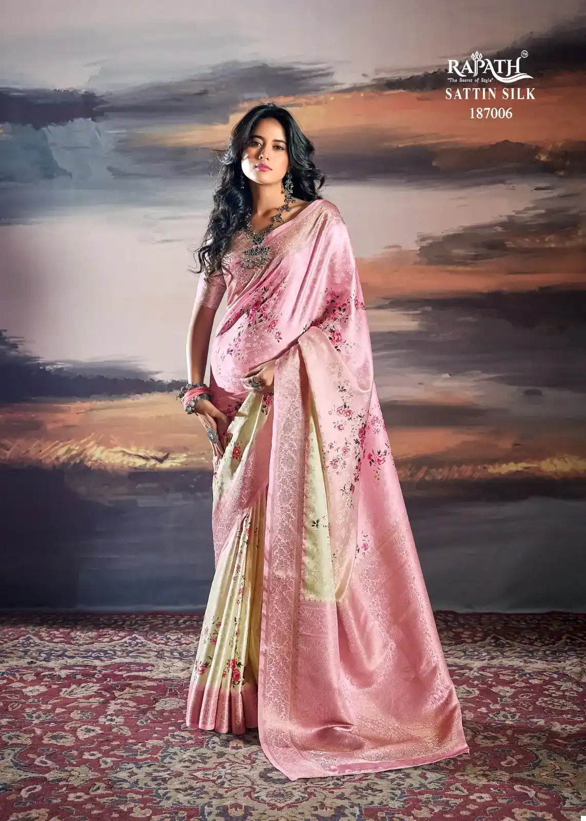 Rajpath Pratishtha Pure Sattin Wholesale Saree Catalog - Image 6
