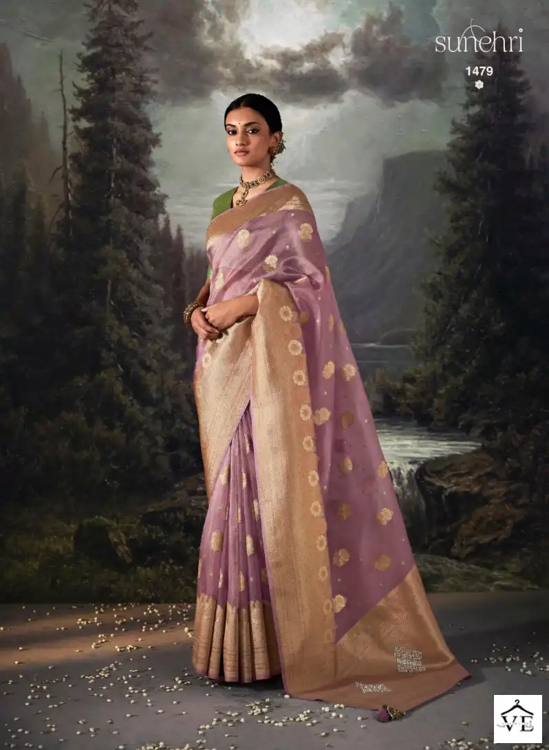 Kimora Raatrani Banarasi Zari Viewing Wholesale Designer Sarees Catalog — Wholesale Sarees, MPA wholesale from Surat - Gallery Image 6