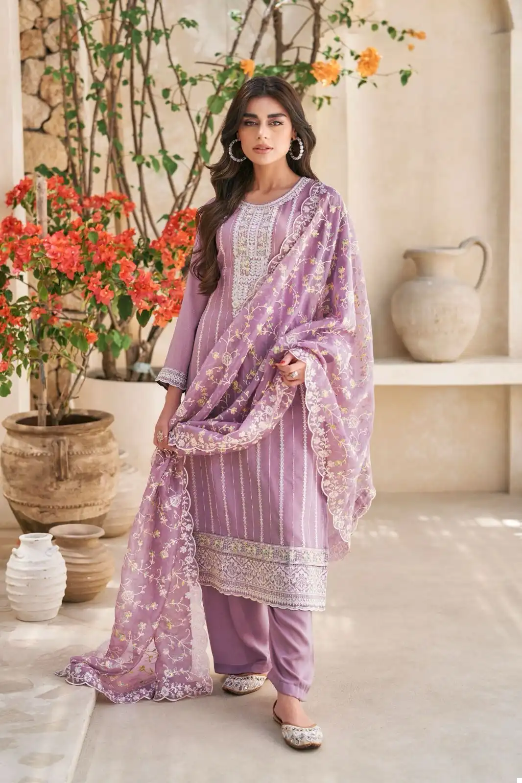 Aashirwad Raha Myntra Silk Wholesale Designer Salwar Suit Catalog — Wholesale Salwar Suits, Aashirwad Creation wholesale from Surat - Gallery Image 6