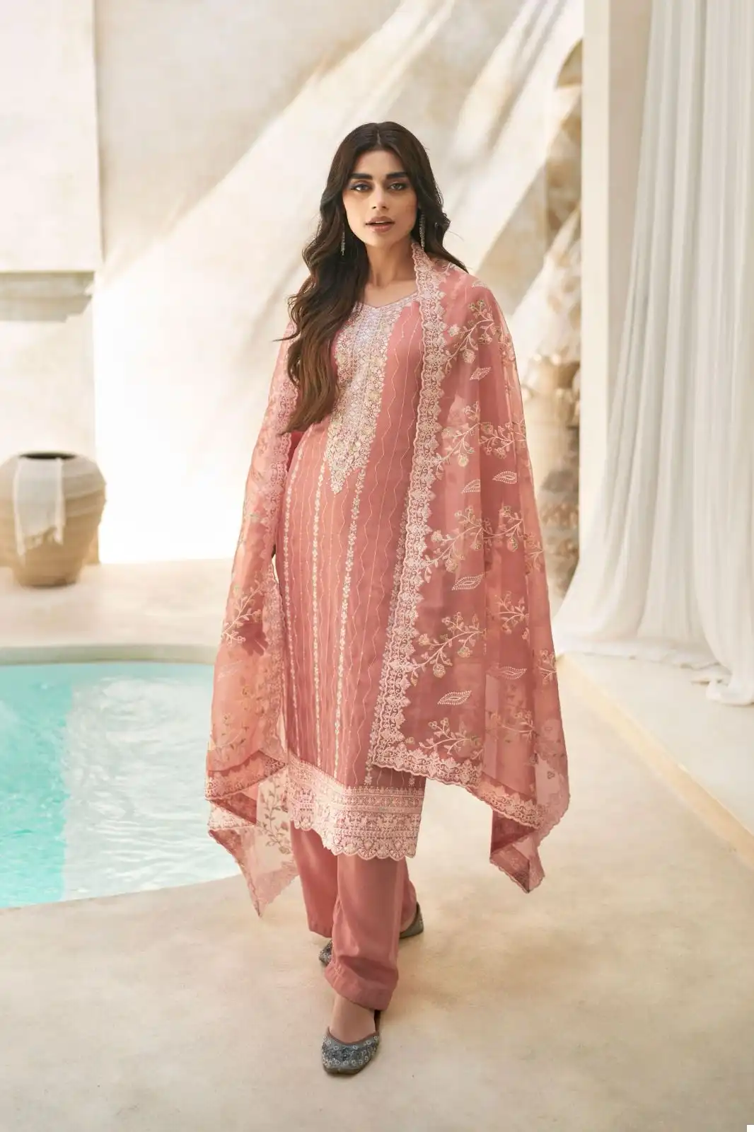 Aashirwad Raha Myntra Silk Wholesale Designer Salwar Suit Catalog — Wholesale Salwar Suits, Aashirwad Creation wholesale from Surat - Gallery Image 8