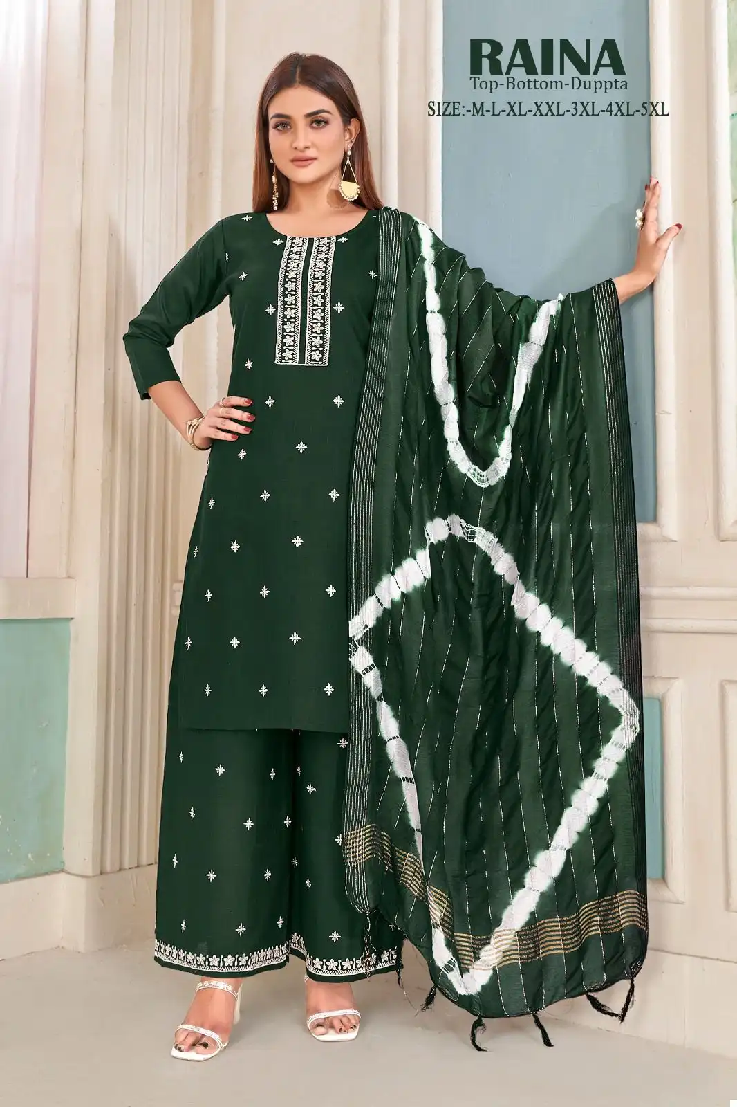 Vardan Ethnic Raina Magic Cotton Wholesale Readymade Salwar Suit Catalog — Wholesale Salwar Suits, MPA wholesale from Surat - Gallery Image 5