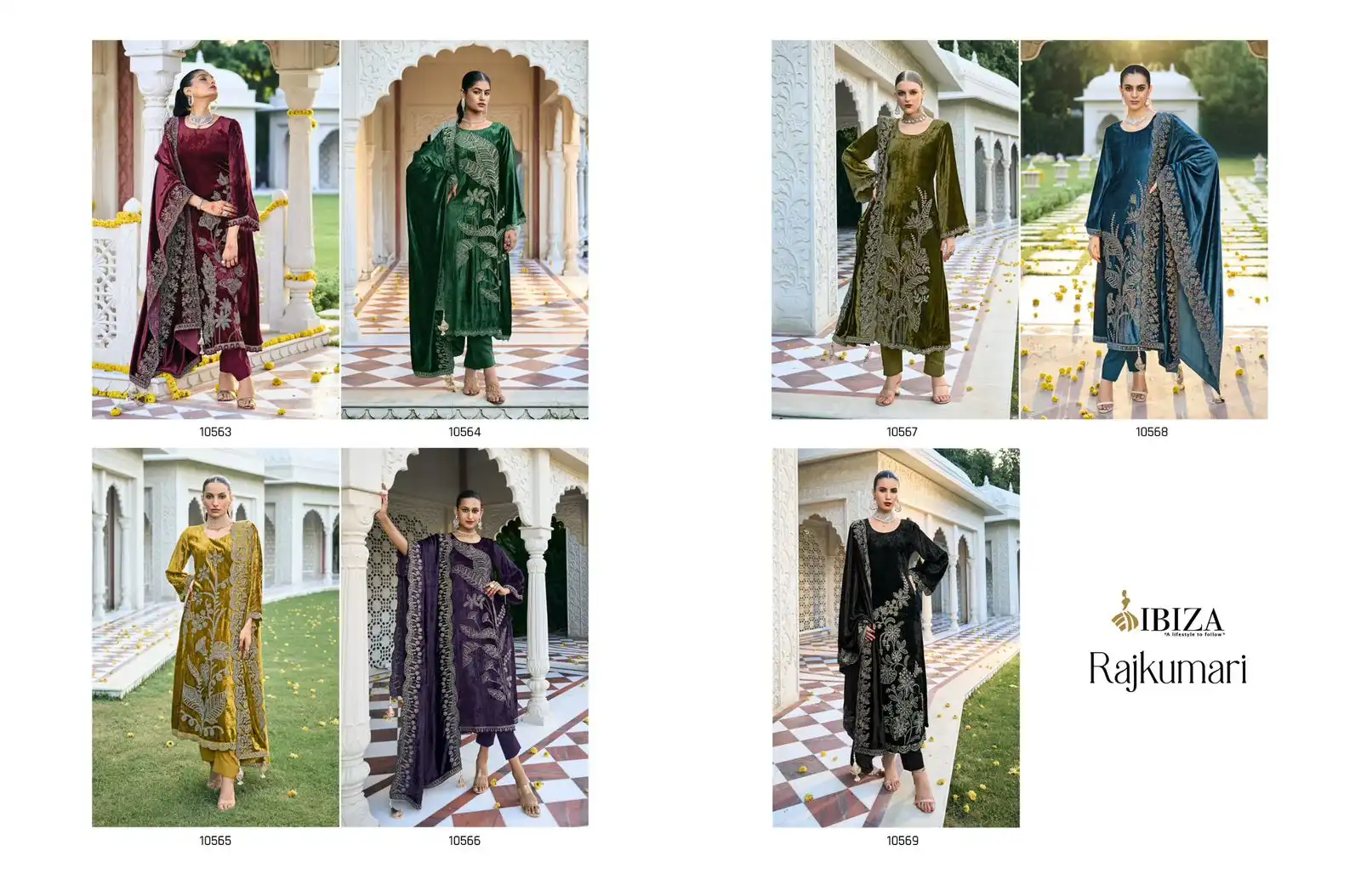 Ibiza Rajkumari Pure Munich Viscose Velvet Wholesale Designer Winter Wear Salwar Suit Catalog — Wholesale Salwar Suits, Ibiza wholesale from Surat — view 9