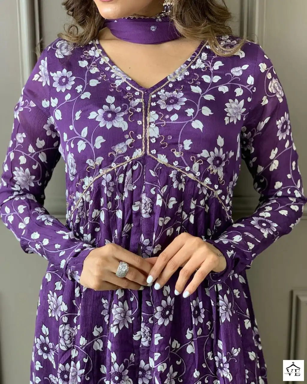 Afsana Rama Aliya Chinon Digital Prin Wholesale Designer Readymade Combo Salwar Suit Catalog — Wholesale Salwar Suits, MPA wholesale from Surat — view 4