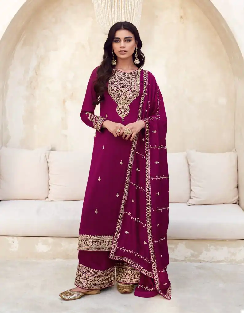 Aashirwad Rang Premium Silk Wholesale Salwar Suit Catalog - 5 Pcs Set — Wholesale Salwar Suits, Aashirwad Creation wholesale from Surat - Gallery Image 2