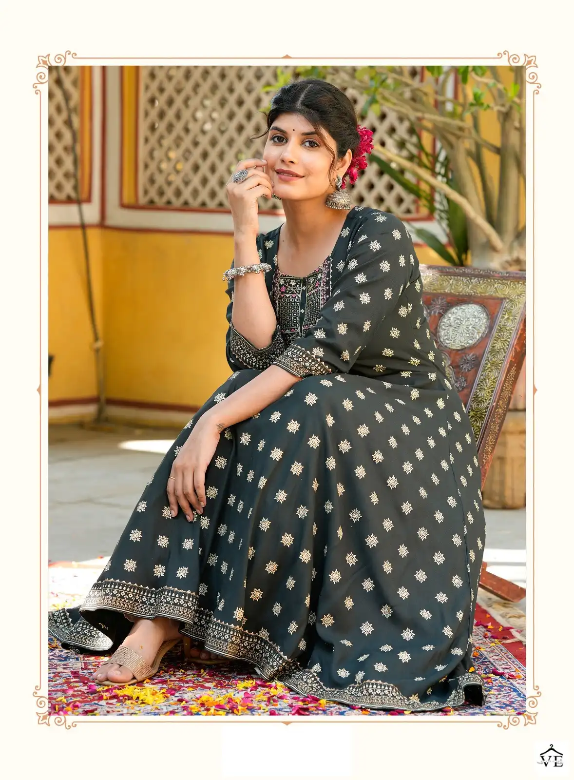 Passion Tree Rangilo Vol 1 Rayon Wholesale Long Kurtis Catalog — Wholesale Kurtis, MPA wholesale from Surat - Gallery Image 9