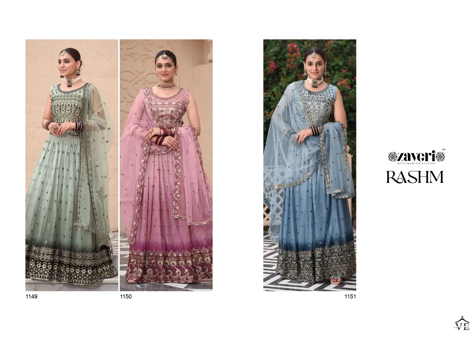 Zaveri Rasham Silk Wholesale Designer Readymade Salwar Suit Catalog — Wholesale Salwar Suits, MPA wholesale from Surat — view 4