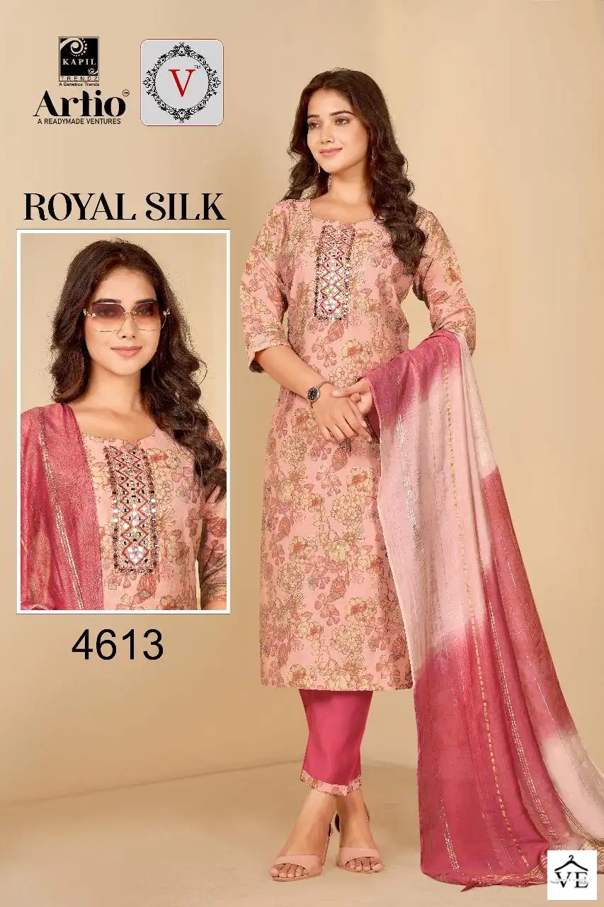 Kapil Trendz Rayol Silk Modal Print Wholesale Readymade Salwar Suit Catalog — Wholesale Salwar Suits, MPA wholesale from Surat - Gallery Image 10