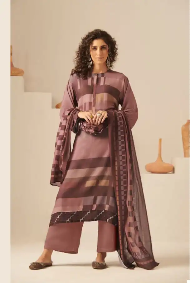 Saadgi Reet Staple Twill Digital Print Wholesale Fancy Salwar Suit Catalog — Wholesale Salwar Suits, MPA wholesale from Surat - Gallery Image 5