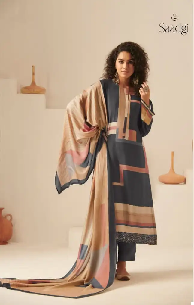 Saadgi Reet Staple Twill Digital Print Wholesale Fancy Salwar Suit Catalog — Wholesale Salwar Suits, MPA wholesale from Surat - Gallery Image 6