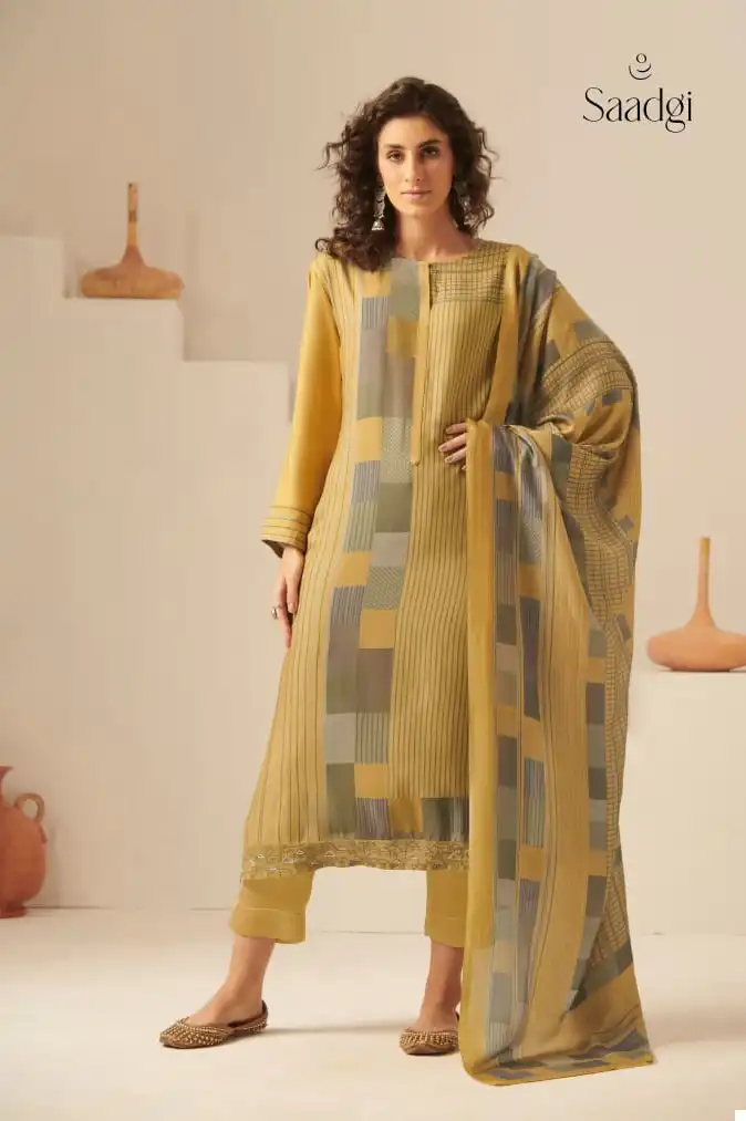 Saadgi Reet Staple Twill Digital Print Wholesale Fancy Salwar Suit Catalog — Wholesale Salwar Suits, MPA wholesale from Surat - Gallery Image 7