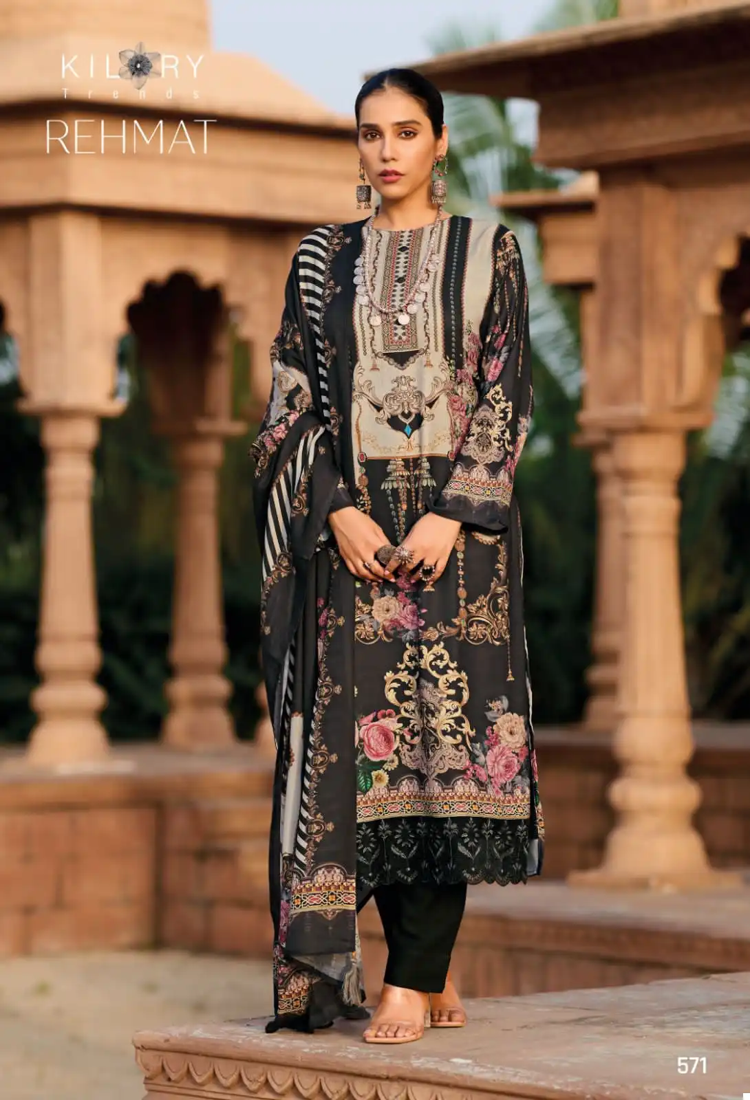 Kilory Trends Rehmat Pure Pashmina Wholesale Designer Winter Wear Salwar Suit Catalog — Wholesale Salwar Suits, MPA wholesale from Surat - Gallery Image 2