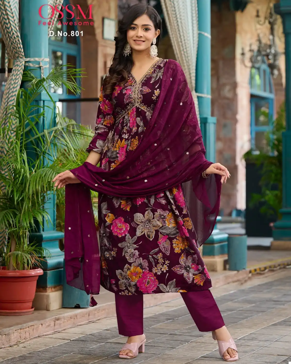 Ossm Resham Vol 08 Premium Chanderi Modal Wholesale Designer Readymade Salwar Suit Catalog — Wholesale Salwar Suits, MPA wholesale from Surat — view 1